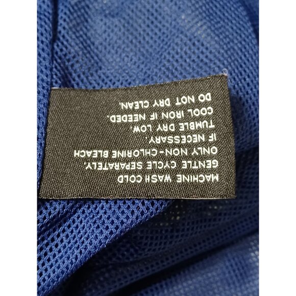 London Fog Mens Stretch Jacket XL Navy Blue Polyester Zipper Pockets Mesh Lining - Picture 10 of 12